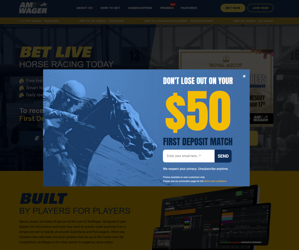 Amwager Sign up Code