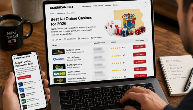 Top NJ online casino sites